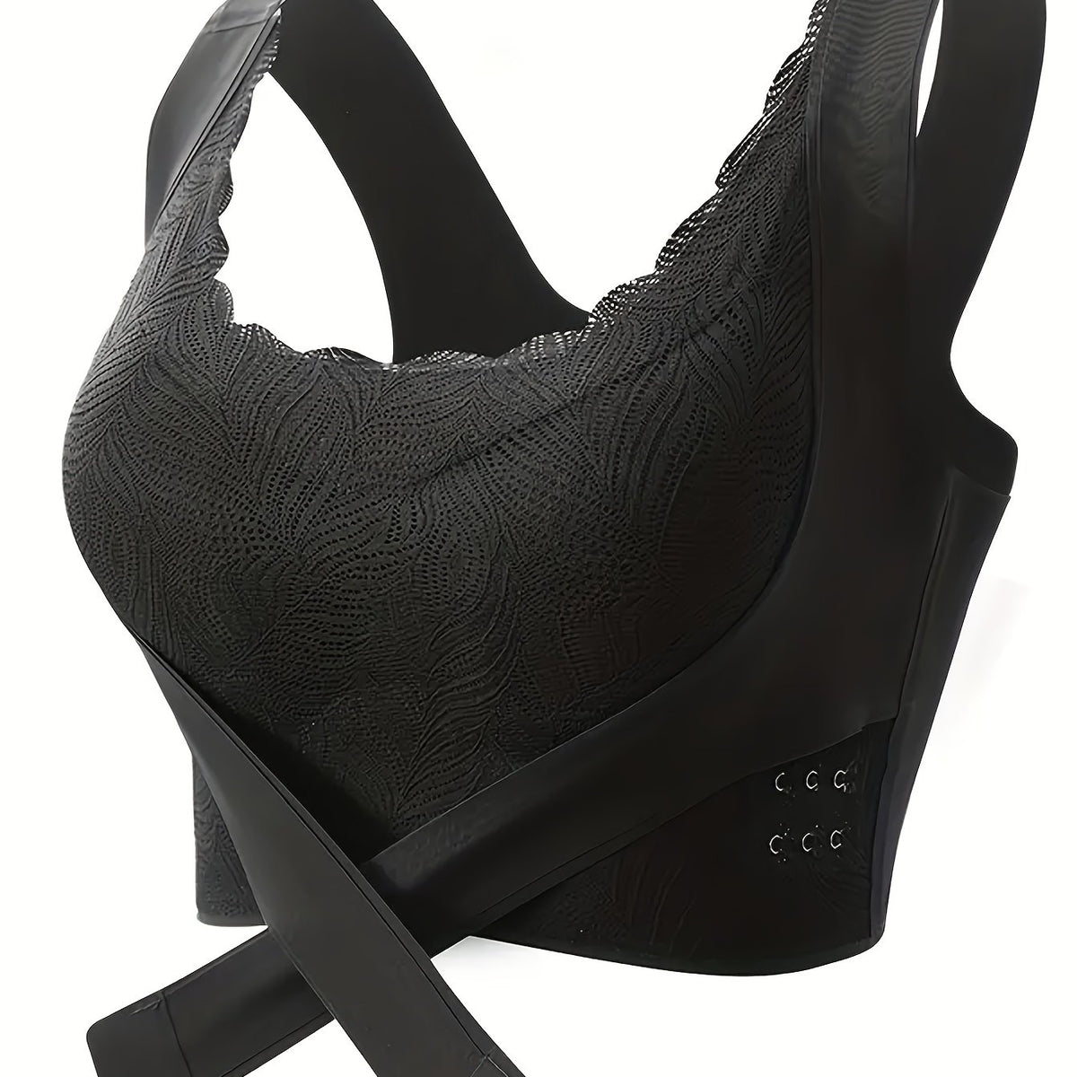 Lace Sports Bra Criss Cross Tank Bra