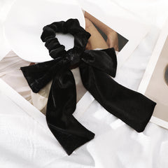 Velvet Bow Hair Rubber Bands Knot Large Hair Tie Ponytail Hair Ropes