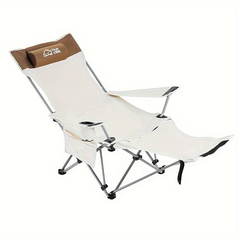 Portable Outdoor Lounge Chair Adjustable for Camping