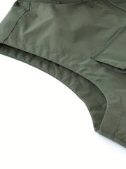 Men's Zipper Pockets Cargo Vest for Spring Summer