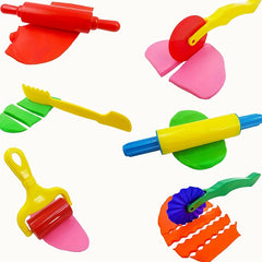 15pcs 3D Playdough Mold DIY Tool Kit for Kids Playhouse Toys