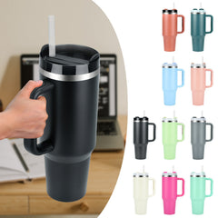 40oz Insulated Stainless Steel Tumbler with Handle