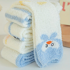 5 10 15 Pairs Cartoon Print Socks Women's Stockings & Hosiery