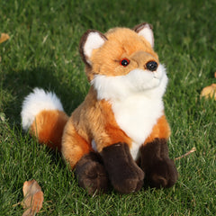 Emulational Fox Plush Toy for Kids - Birthday Gift Not Animal Fur