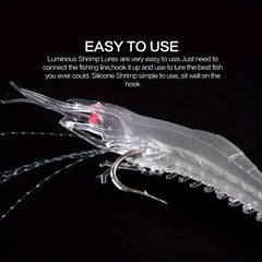 2 76inch Bionic Soft Shrimp Lure for Anglers