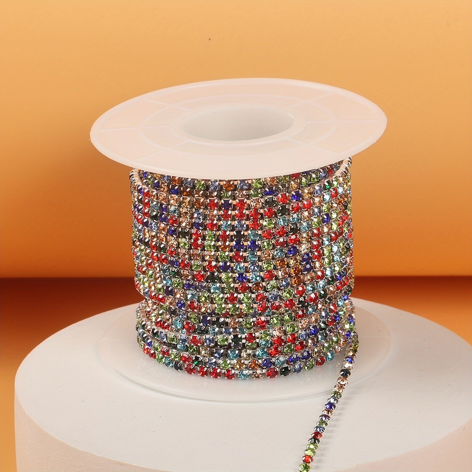 177in Rhinestone Chain for Nail Art, Shoe Decor