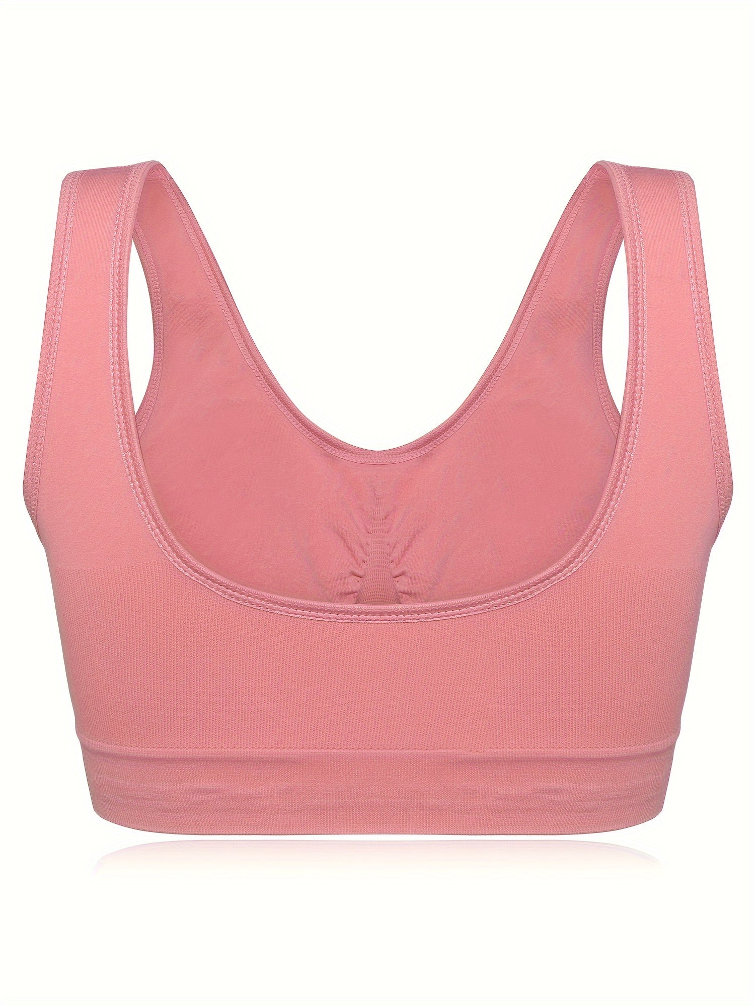 3pcs Seamless Wirelss Sports Bras Comfy & Breathable
