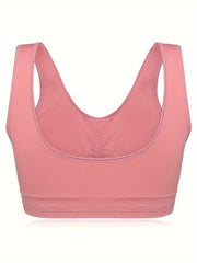 3pcs Seamless Wirelss Sports Bras Comfy & Breathable