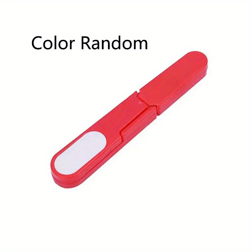 Portable Fishing Scissors Mini Sewing Scissors Plastic Handle