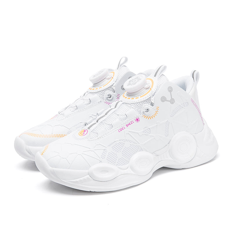 Boys' High Top Basketball Shoes Lightweight & Breathable