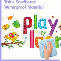 2pcs Motivational Classroom Banner Poster Preschool High S