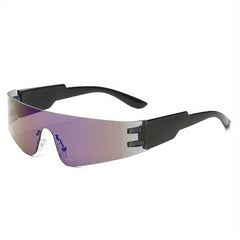 Y2K Mirror Lens Sunglasses UV400 Cyberpunk Style