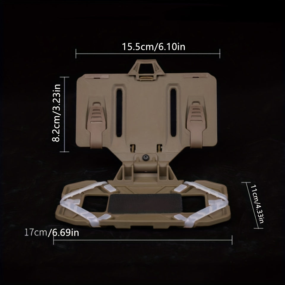Molle Phone Holder Folded Chest Phone Mount Hands Plate Airsoft