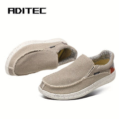 Men's Canvas Slip-On Loafers