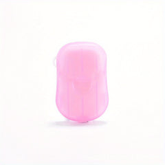 20pcs Portable Hand Washing Soap Paper for Outdoor Travel and Camping