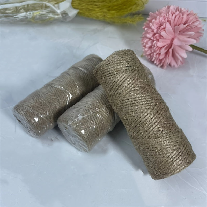 Natural Jute Twine Braided String - Gardening Plant Wrapping Arts Cra