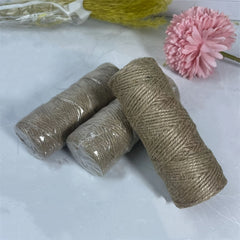 Natural Jute Twine Braided String - Gardening Plant Wrapping Arts Cra