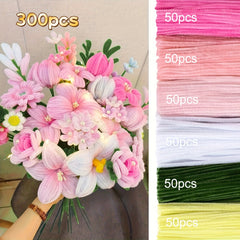 250-400pcs Chenille Stems for DIY Art and Craft Projects, Various Colors