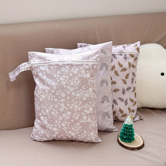Waterproof Diaper Bag 3pcs Set - Mommy Storage Bag for Travel