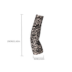 Cycling Sports Tattoo Sun Protection UV Tattoo Sleeve For Men