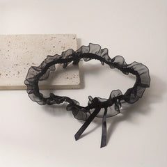 Elastic Lace Band With Bowknot for Wedding