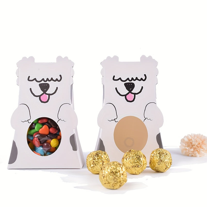 5pcs Colorful Cat Pet Folded Paper Packaging Box
