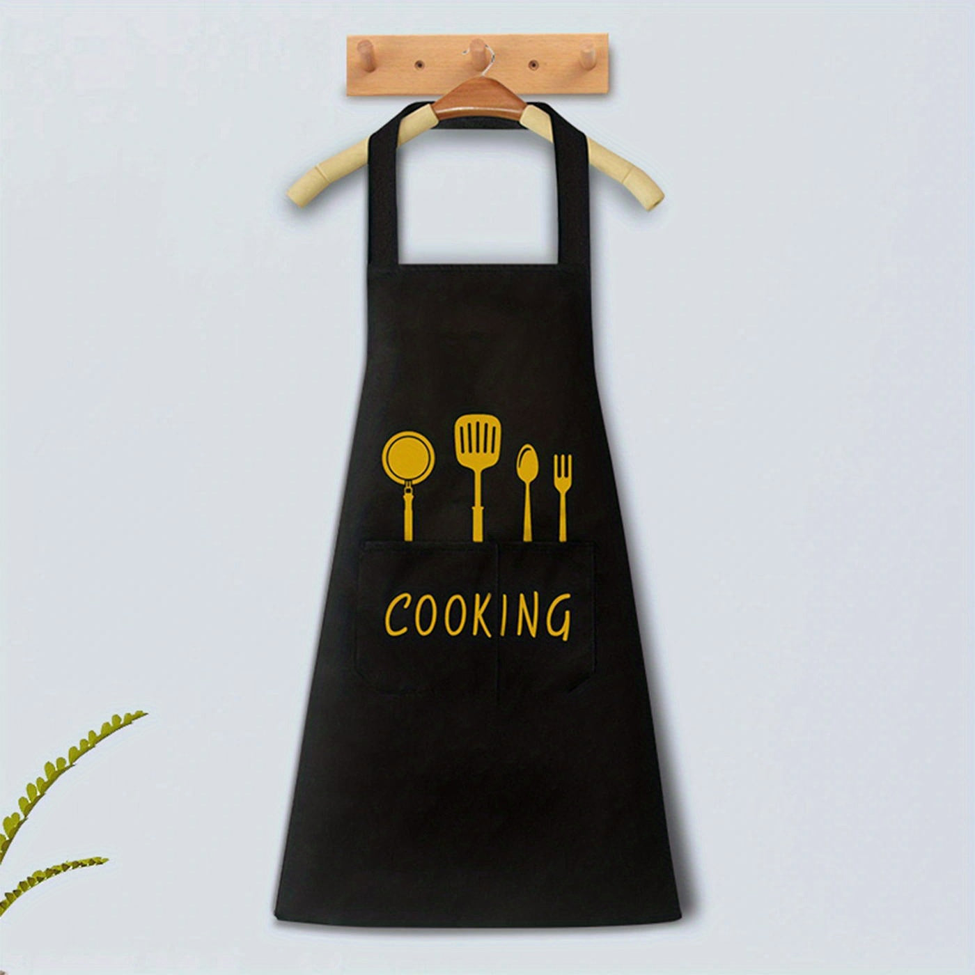 Waterproof & Stain-Proof Apron w/ Pockets for Restaurant