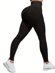 Women's Seamless Hip High Waist Yoga Pants for Gym & Workout