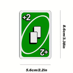 112pcs Game Playing Cards Reverse Use 0-9 Numbers and Functional Cards