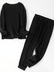  Christmas Lounge Set Women's Long Sleeve Top & Joggers Pajamas