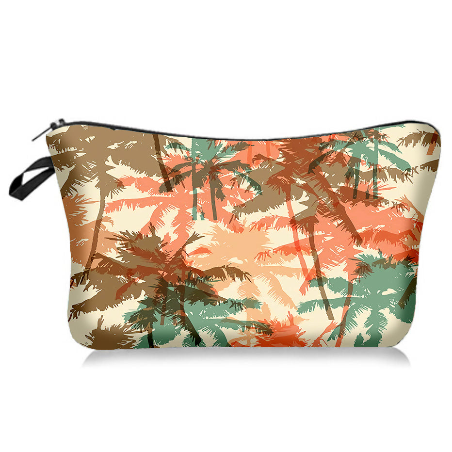 Travel Cosmetic Bag with Zipper - Portable Toiletry Wash Bag