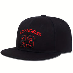 LA Embroidery Baseball Cap Unisex Snapback Hat Lightweight Sunscreen Dad Hat