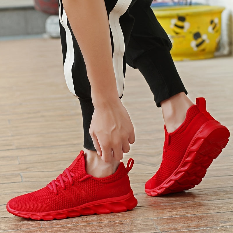 Men's Breathable Running Shoes, Lightweight Woven, Chinese New Year Gift