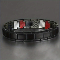 Magnetic Therapy Bracelet with Removable Links for Fathers
