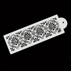 2pcs Cake Stencil Decorating Mold Templates Flower Baking Mesh Stencil