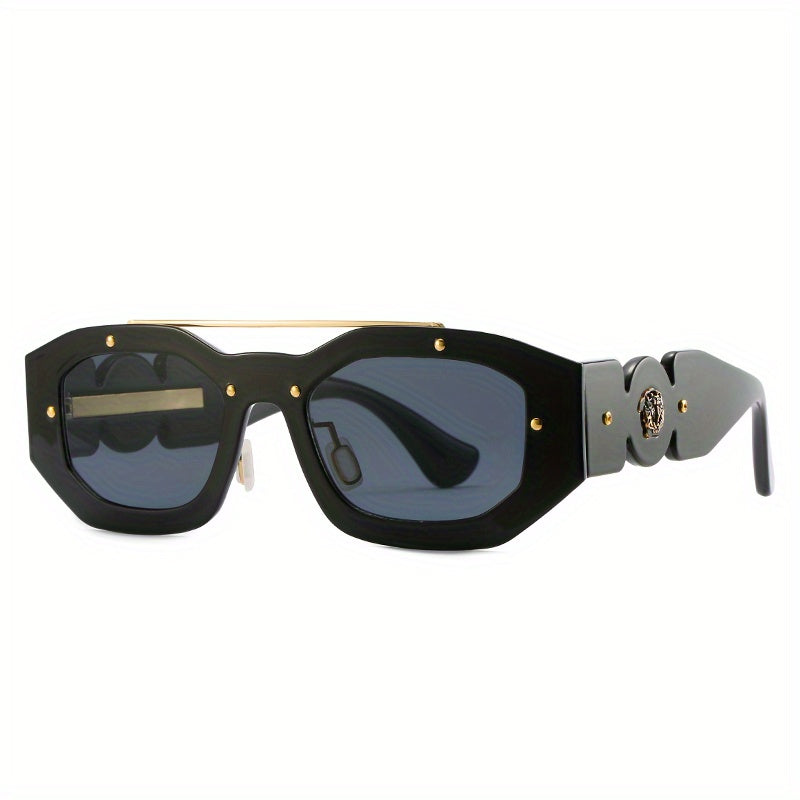 Top Bar Gradient Sunglasses for Beach Party UV400