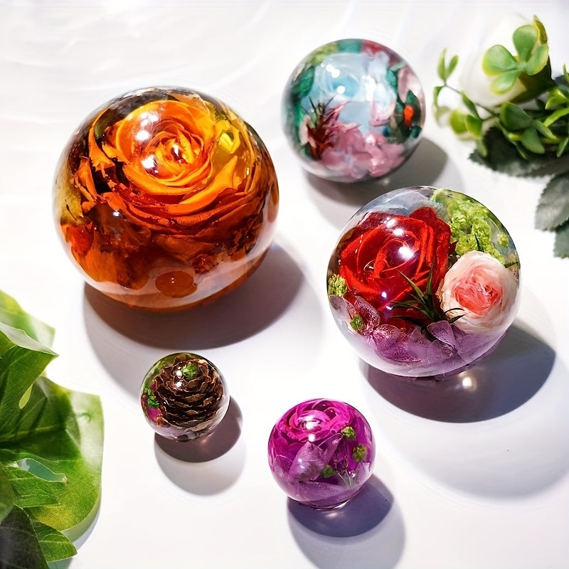 1pc Seamless 3D Sphere Resin Molds Large Round Ball Epoxy Resin Molds