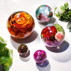 1pc Seamless 3D Sphere Resin Molds Large Round Ball Epoxy Resin Molds