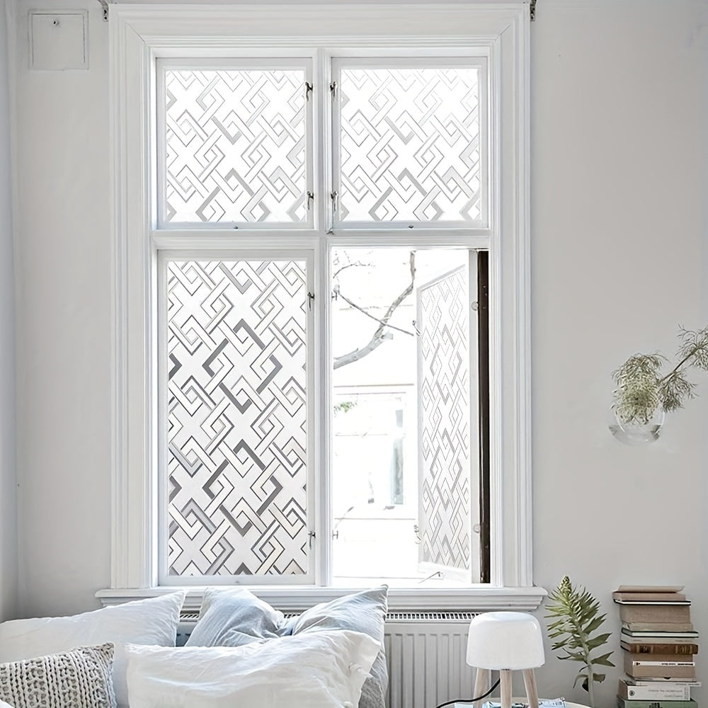Privacy Film Static Cling Frosted Glass No Glue Sun Blocking