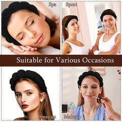 2pcs Velvet Twist Headband Ponytail Hair Rope Female