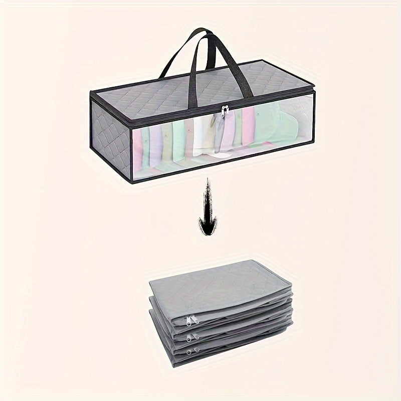 Hat Storage Bag For Baseball Caps - 4pcs, Moisture/Dust Proof, Space Saving