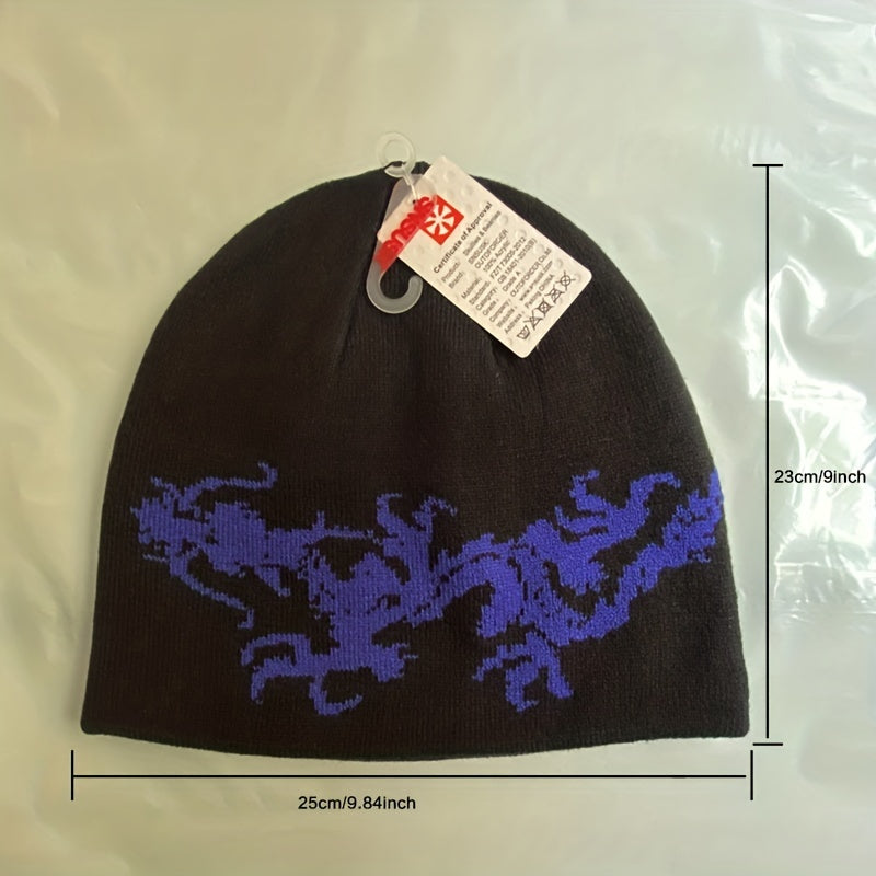 Men's Reversible Knitted Beanie Hat