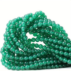 Natural Agate Gemstone Round Loose Beads DIY Jewelry Making