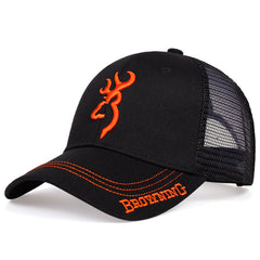 Men's Breathable Baseball Cap with Net Design