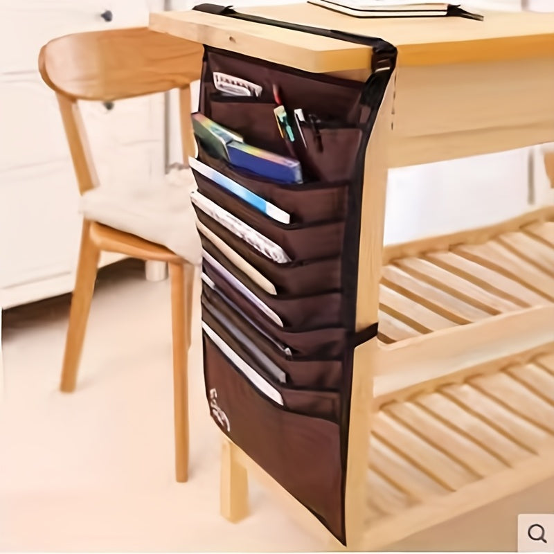 72365 Brown Hanging Book Bag Storage & Hanging Rack