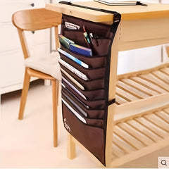 72365 Brown Hanging Book Bag Storage & Hanging Rack