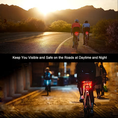 Rechargeable Bicycle Turn Signal Light Waterproof Bright Indicator
