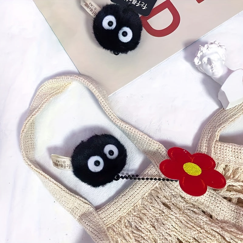 Cute Small Ball Plush Keyring Bag Pendant Ornament