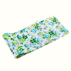 40pc Green Quilting Fabric Strips - Floral & Polka Dot Patterns - DIY