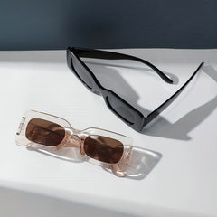 Rectangle Sunglasses for Women Men UV400 Sun Shades for Beach Travel